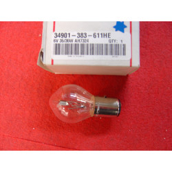 Ampoule Phare BA20D 6V 35/35W Honda XR200R - Réf. 34901383611