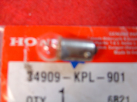 Ampoule BA9S 12V 1.7W Honda SCV100 Lead - 34909KPL901