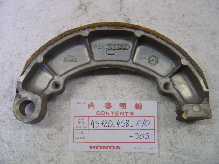 Mâchoire Frein Arrière Honda CB450 CB500 CB550 | Réf. 43120458670
