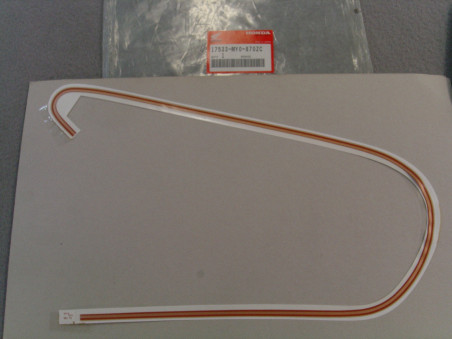 Autocollant réservoir droit Honda VT600CN 1992 – Réf. 17533MY0870ZC