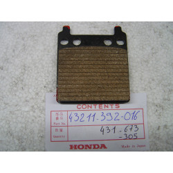 Plaquette frein arrière Honda CB750F1 GL1000 – Réf. 43211392016