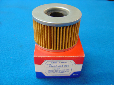 Filtre à huile Meiwa adaptable Honda CB400 CX500 CBX550