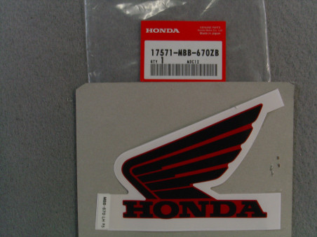 Autocollant réservoir gauche Honda VTR1000F1 2001 R157