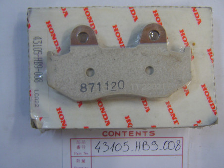 Mâchoire frein arrière Honda TRX250 87-89 – Réf. 43105HB9008