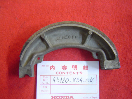 Mâchoire frein AR Honda CN250 Spazio – Réf. 43120KS4016