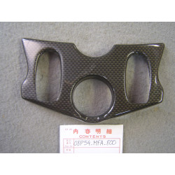 Cache té fourche supérieur look carbone Honda CBF1000 07/10