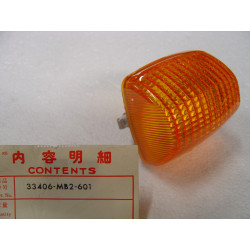 Cabochon clignotant Honda 33406-MB2-601 - Neuf NOS