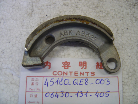 Mâchoires de Frein Honda P50 PA50 NE50 Z50R - Réf. 45120GE8003
