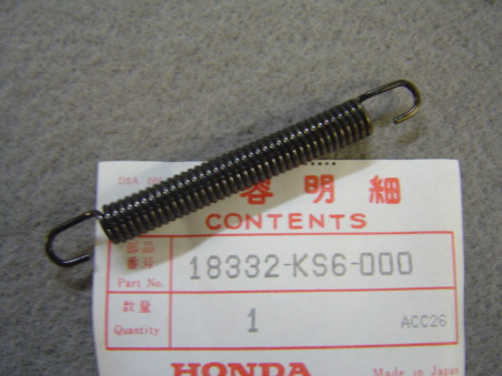 Ressort Échappement Honda CR80 CR85 CR125 CR250 | 18332-KS6-000