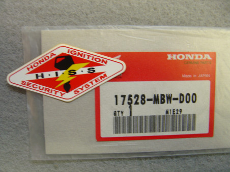 Autocollant HISS CB1100SF X11 Honda - Réf. 17528MBWD00