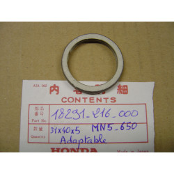 Joint d'échappement Honda CB125 CB500 550F – Réf. 18291-MN5-650A