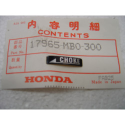 Sticker Marquage Starter Honda VF750S GL1200I – Réf. 17965MB0300