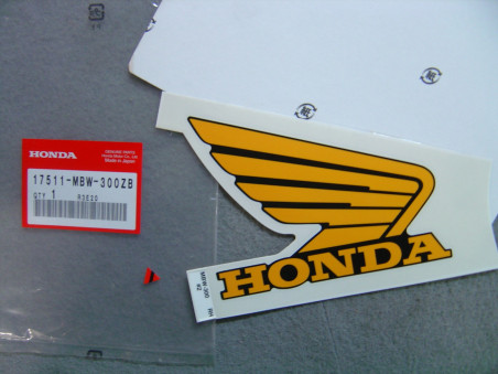 Décor autocollant réservoir droit Honda CBR600FX 99 - Réf 17511MBW300ZB