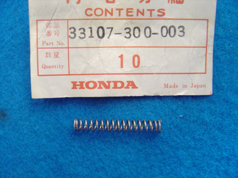 Ressort Réglage Optique Honda 500-750 Four GL1000 | 33107300003