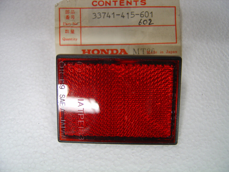 Catadioptre Bavette AR Honda CB CX GL CBX - Réf 33741415601