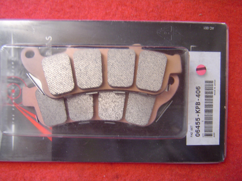 Plaquettes de frein avant Honda 06455-KPB-406