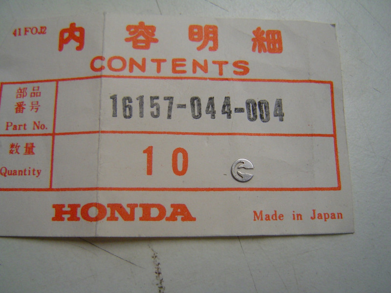 Clip d'aiguille de carburateur P50 PS50 PC50 Z50A HONDA 16157-044-004