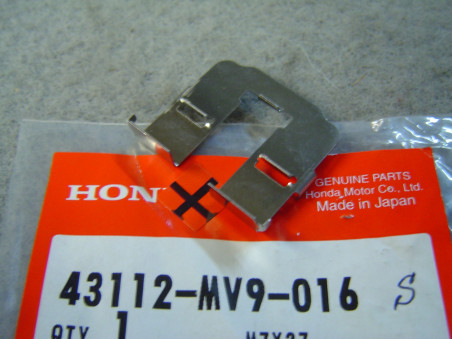 Tôle étrier de frein Honda - Référence 43112MV9016