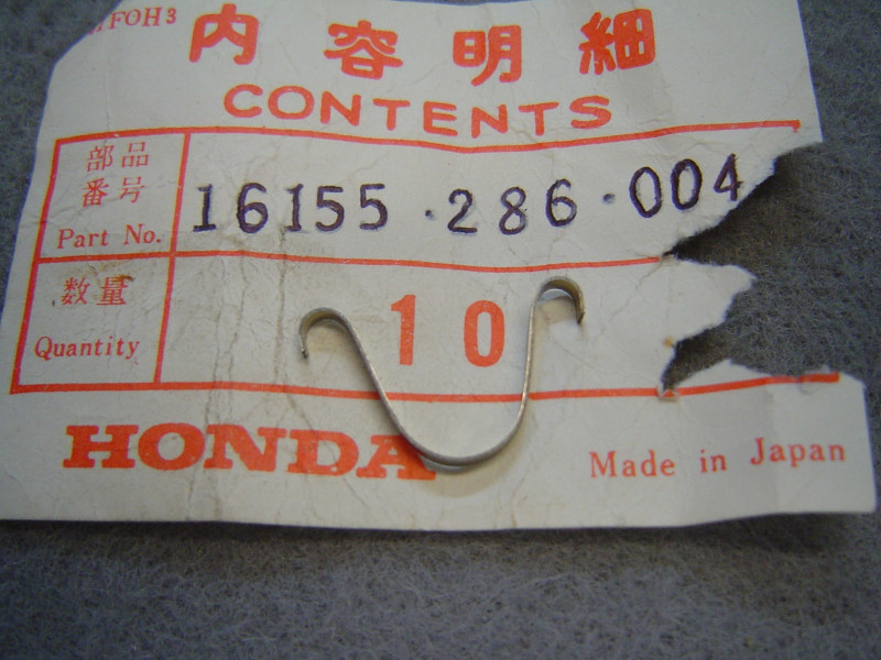 Clips Boisseau Carburateur Honda CB250-350 SL350 | Réf. 16155-286-004