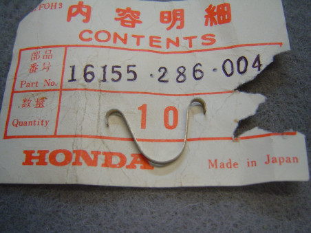 Clips Boisseau Carburateur Honda CB250-350 SL350 | Réf. 16155-286-004