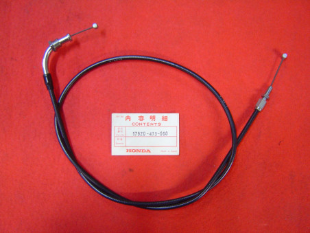 Câble de gaz B retour Honda CB400T1 CB400TZ1 - Réf 17920413000