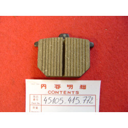 Plaquette de frein Nissin JB Honda – Réf. 45105415772