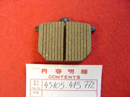Plaquette de frein Nissin JB Honda – Réf. 45105415772