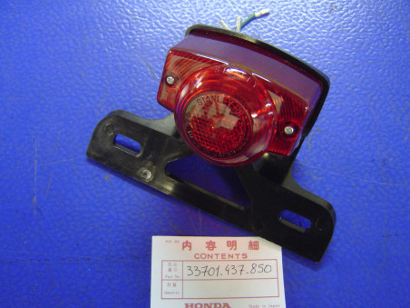 Ensemble Feu AR + Support Plaque Honda XL125SA 80 6V