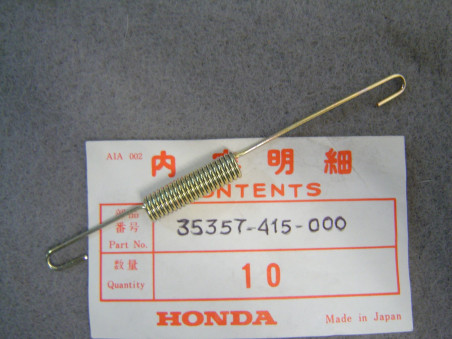 Ressort Contacteur Stop AR Honda CX500 CX650T - Réf. 35357415000