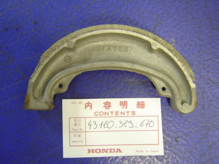 Mâchoires de frein arrière Honda D140x25 - Réf. 43120329670