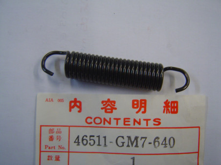 Ressort pédale frein AR Honda CR80R2 85-86 – Réf. 46511GM7640