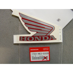 Décor autocollant aile HONDA de réservoir coté Droit de CB900F 05 code coule