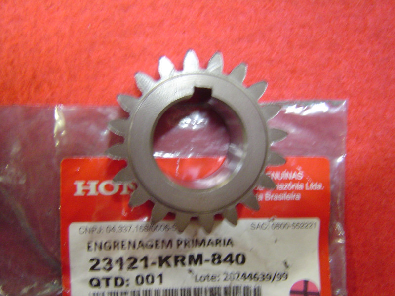 Pignon transmission primaire 20dts Honda CBF125 23121KRM840