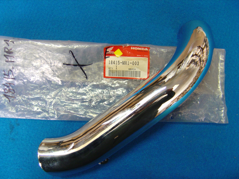 Protection chromée échappement AV Honda 600 VTC 88-98 | 18415MR1003