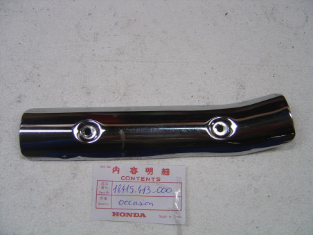 Protection chromée pot gauche Honda 250/400T - Réf 18415413000