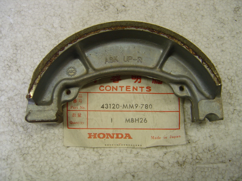 Mâchoire Frein AR Honda XL600V 43120-MM9-780