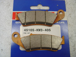 Plaquettes Frein Avant Honda NX250 93 - Réf 45105KW3405