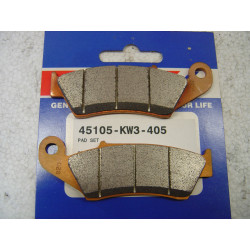 Plaquettes Frein Avant Honda NX250 93 - Réf 45105KW3405