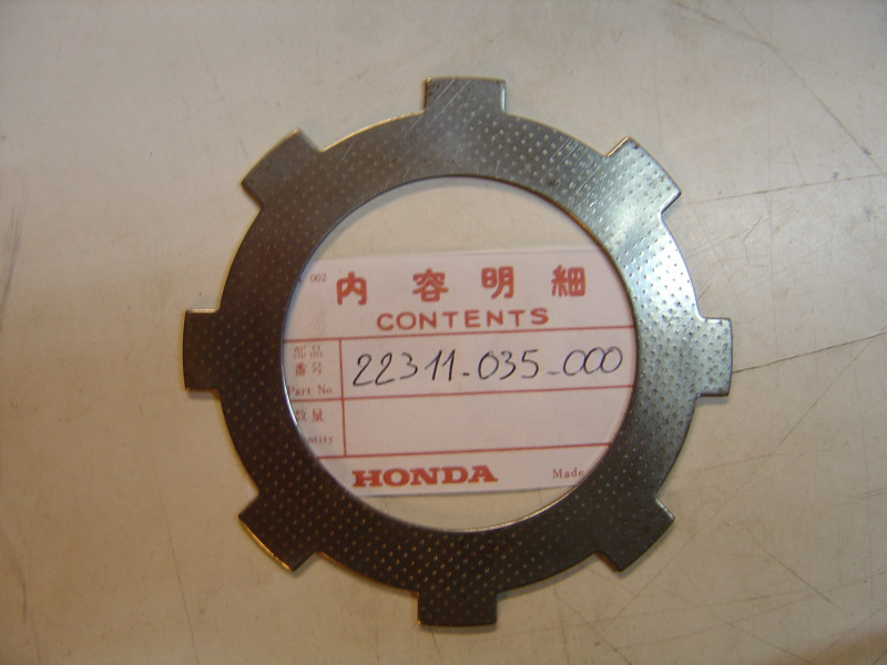 Disque lisse embrayage Honda Z50R ST70 C70 - Réf. 22311035000