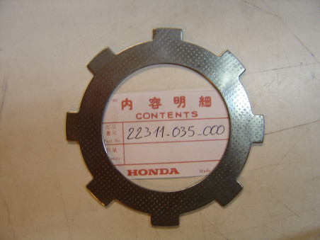 Disque lisse embrayage Honda Z50R ST70 C70 - Réf. 22311035000