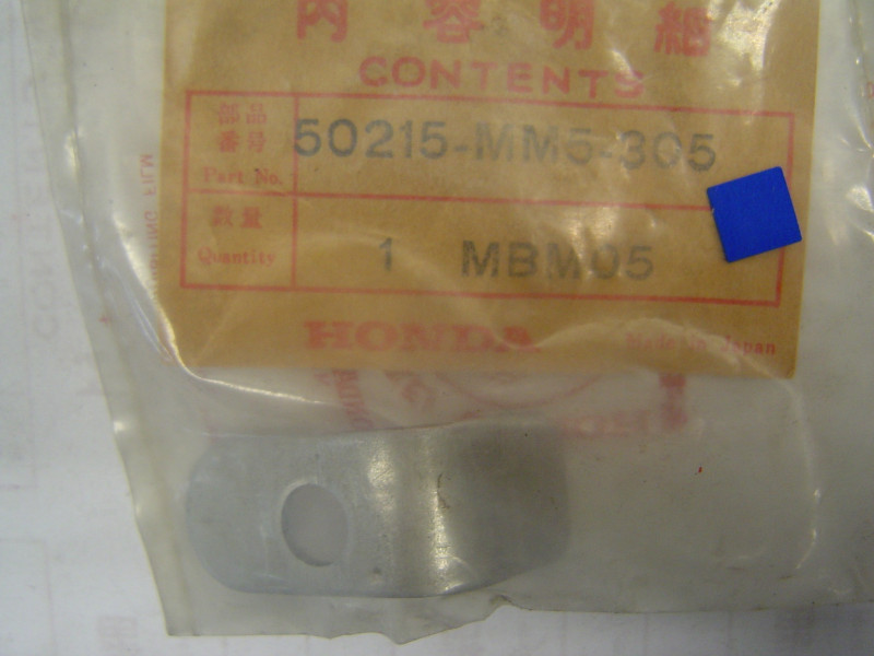 Support Droit Poignée Passager Honda CBR1000 1987 - Réf 50215MM5305