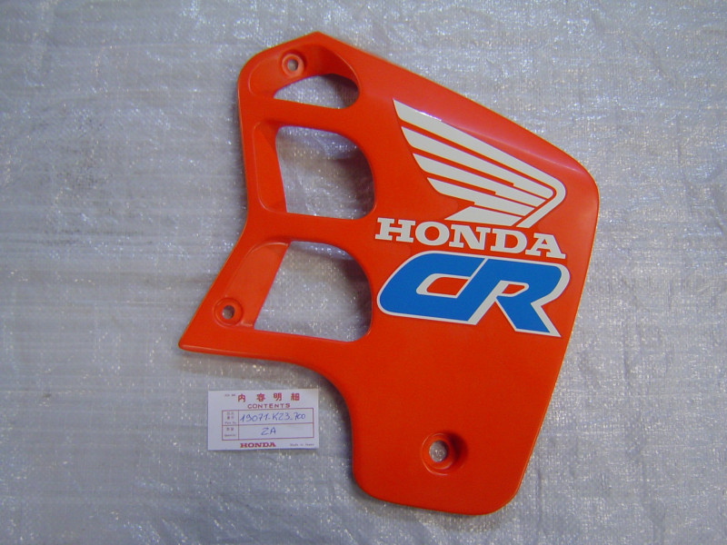 Écope radiateur droite Honda CR250RL 90 – Réf. 19071KZ3700ZA