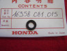Joint caoutchouc robinet essence Honda Z50A – Réf. 16958081015