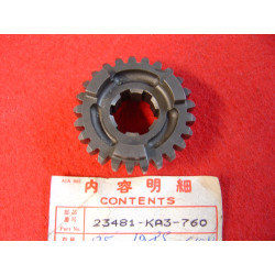 Pignon 25 dents 5ème boîte Honda CR125RF 85 - 23481KA3760