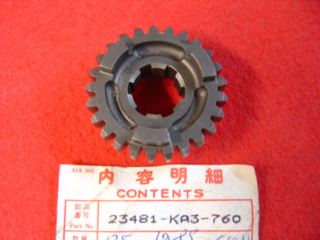 Pignon 25 dents 5ème boîte Honda CR125RF 85 - 23481KA3760