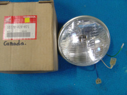 Optique avec ampoule non démontable (modèle Canada) de XL250S SZ SA SB XL12