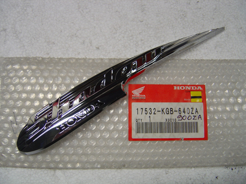 Logo gauche réservoir Honda VT125 2000-2003 | Réf. 17532KGB640ZA