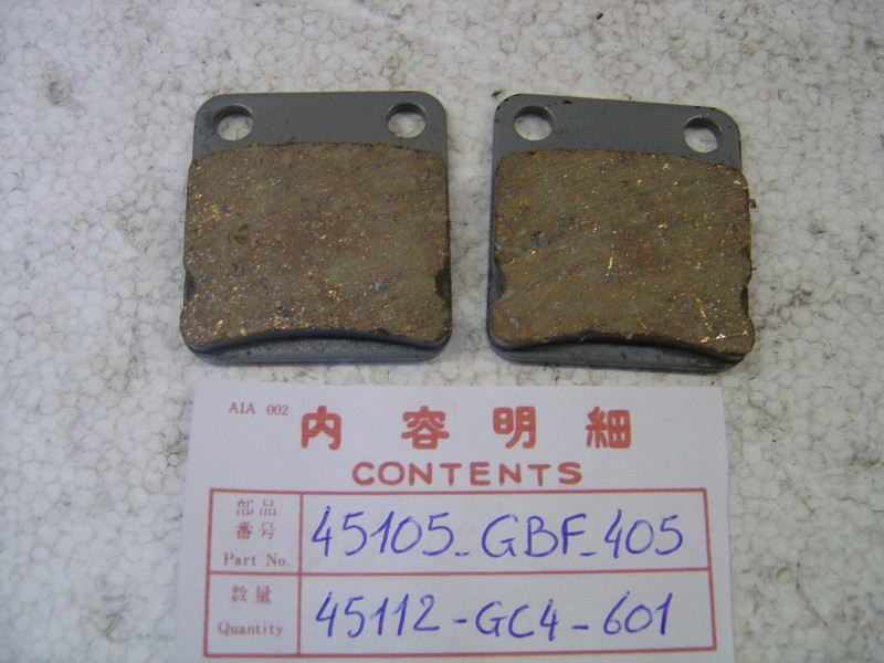 Plaquettes Frein Avant Honda CR80R 87-93 | Réf. 45105-GBF-405