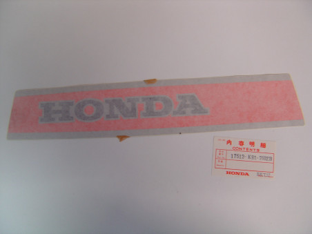Décor autocollant réservoir gauche Honda XL125SC 82