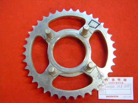 Couronne 38 dents CB250-350 K3/K4 Honda | Réf 41200348000